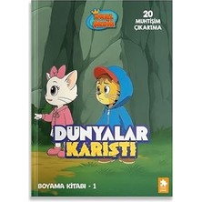 Eksik Parça Kral Şakir: Dünyalar Karıştı Boyama Kitabı - 1... +4 Çocuk Kitabı