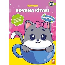 Eksik Parça Yayınları Kawaii Boyama Kitabı - 1... +6 Çocuk Kitabı