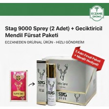 Stagg 9000 Geciktirici Sprey (2 Adet) + Hijyenik Geciktirici Mendil Hediye - Eczane Çıkışlı Fırsat Paketi