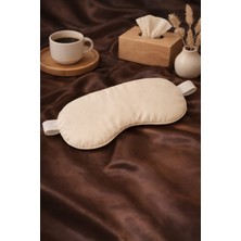 Mpy Global %100 Organik Pamuk Saten Uyku Bandı , Yoga Göz Bandı