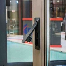 Mücevher Yapı Cam Balkon Kanat 8mm Alüminyum Kol Profil Aparatı Bronz Renk (Açıklamayı Okuyarak Ölçünüzü Belirtiniz)