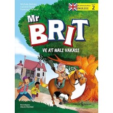 İş Bankası Kültür Yayınları Mr Brit ve At Nalı Vakası - Bulmacalarla Ingilizce 2... +1 Çocuk Kitabı