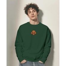 Muhtar Store Kadın Poodle Baskılı Oversize Sweatshirt – Sevimli Patili Dost Tasarımı