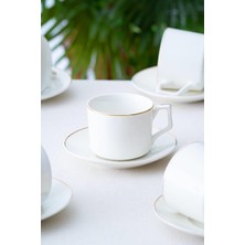 Şık 6'lı Çay Fincanı Takımı, 220 Ml, Zarif ve Dayanıklı Tasarım