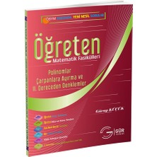 Gür Yayınları Öğreten 10. Sınıf Master Matematik Polinomlar - Çarpanlara Ayırma