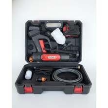 İMENG Şarjlı Basınçlı Araç Yıkama Makinesi - 96V Kablosuz Taşınabilir Oto Yıkama Seti, Araba, Bahçe ve Dış Cephe Temizleme Seti