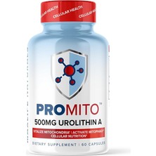 Promito Urolithin A 500 Mg Vitalize Mitochondria Activate Mitophagy Cellular 60 Kapsul