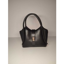 TrendyX Mini Kilitli El ve Omuz Çantası -Suni Deri