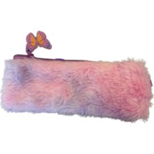 Miquelrius Peluş Pofuduk Butterfly Kalem Çantası