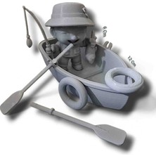 Salıncak Balıkçı Adam Akvaryum Dekoru ( 6 Parça )