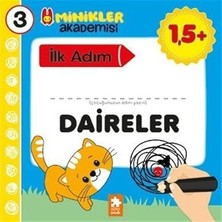 Eksik Parça Daireler - Minikler Akademisi 3... +7 Çocuk Kitabı