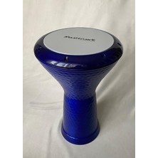 Masterwork Darbuka - Çekiç Dövme Desenli, Alüminyum (Mavi)