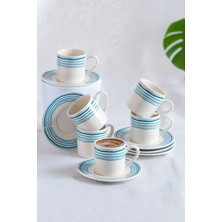 6 Kişilik Zarif Kahve Fincanı Takımı, Şık ve Kullanışlı Set