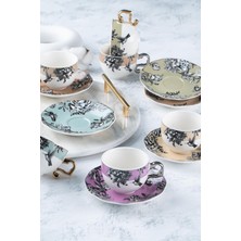 Şık 6 Kişilik Kahve Fincanı Takımı, 90 Ml, Zarif ve Kullanışlı Tasarım