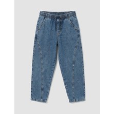 LC Waikiki Lcw Kids Indigo Barrel Fit Erkek Çocuk Jean Pantolon