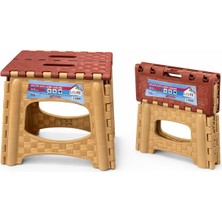 Laure Katlanabilir Plastik Tabure – Yer Kaplamayan Taşınabilir Katlanır Tabure, Dayanıklı Tasarım