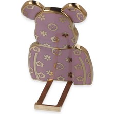 Snmswrld Newface Astro Stand Ayıcık Desenli - Mor