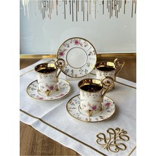 6 Kişilik Türk Kahve Fincanı Takımı, Şık ve Zarif Tasarım