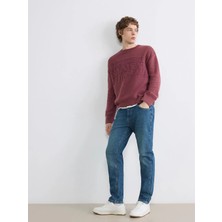 LC Waikiki Lcw Jeans Yeşil 700 Straight Fit Erkek Jean Pantolon