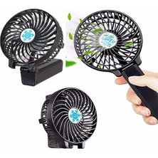 Calperia 3 Kademeli Şarjlı Mini Fan Katlanabilir Vantilatör USB Soğutucu