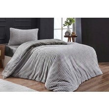 Merinos Eternity Fitilli 3’lü Tek Kişilik Kadife Nevresim Seti