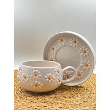 El Yapımı Seramik Kupa Fincan Seti, Şık ve Kullanışlı Tasarım