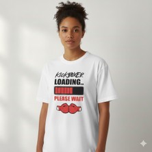 Texrium Boks Tasarımlı " Boxing Is My Theraphy " Baskılı Unisex Pamuklu T-Shirt