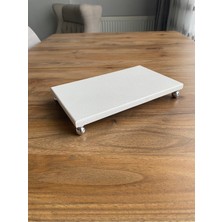 Nexa Doğaltaş Ayaklı Mermer Sunumluk ve Yağdanlık Altlığı – 25X15 cm Dikdörtgen Mermer Tepsi