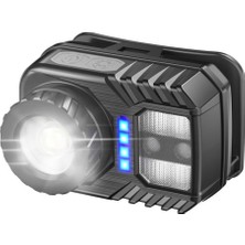 Calperia Şarj Edilebilir Lityum Pilli Zoomlu Kafa Lambası