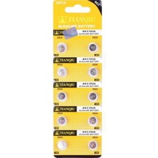 Calperia Tıanqıu Ag3 LR41/392 Alkalin 10'lu Düğme Pil