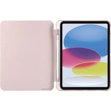 Die Grup  iPad 2022 10.9 (10.nesil) Kılıf Kalemlikli Mars Tablet Kılıfı - Rose Gold