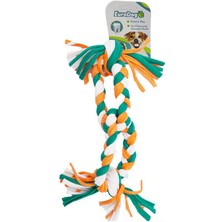 Techmrt Eurodog Köpek Diş Ipi 2 Halka 35CM (Tur-Yeş-Bey)