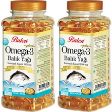 Balen Omega 3 Plus Balık Yağı 2 x 1380 MG*100 Kapsül