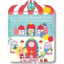 İndigo Kitap Benim Güzel Bebek Evim: Boyama,çıkartma ve Kelimelerle ... +6 Çocuk Kitabı