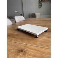 Nexa Doğaltaş Ayaklı Mermer Sunumluk ve Yağdanlık Altlığı – 25X15 cm Dikdörtgen Mermer Tepsi