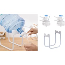 Calperia Damacana Musluk Başlığı ve Metal Ayak Stand Seti