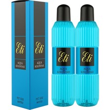 Eti Aqua Kolonya 2'li Set 350ML Pet Şişe