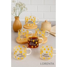 Kahve Fincanı Seti, Kulplu, Türk Kahvesi ve Espresso, 6'lı Paket