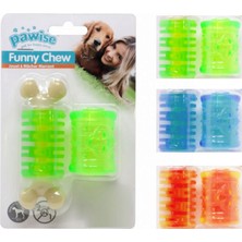 Techmrt Pawise Funy Chew 2 In 1-L Lastik Köpek Oyuncağı