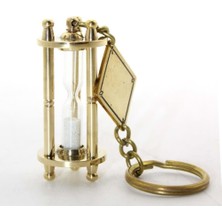 Calperia Pirinç Kumsaati Anahtarlık