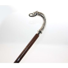 Calperia Fil Başlıklı Pirinç Baston