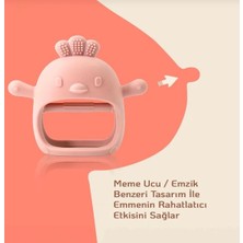 Moory Silikon Bebek Diş Kaşıyıcı - Diş Kaşıma Eldiveni Yenidoğan Dişlik - Ergoterapi