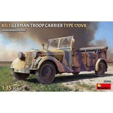 Miniart 35486 1:35 Kfz.1 Alman Askeri Taşıma Aracı Tip 170VK