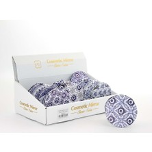 Calperia Taşlı Nazar Boncuklu El Aynası Ince