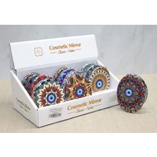 Calperia Taşlı El Aynası Oval Ince