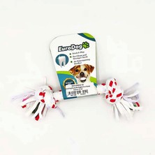 Techmrt Eurodog Diş Ipi Iki Düğüm Ince Beyaz Kırmızı 15 cm