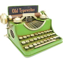 Calperia Dekoratif Metal Daktilo Kumbara