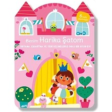 İndigo Kitap Benim Harika Şatom: Boyama, Çıkartma ve Kelimelerle Dol... +9 Çocuk Kitabı