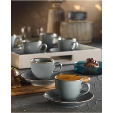 Lima Pearl Türk Kahvesi Fincan Takımı 6'lı Mavi, Şık ve Kullanışlı Tasarım