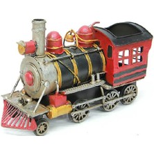 Calperia Dekoratif Metal Lokomotif Kalemlik